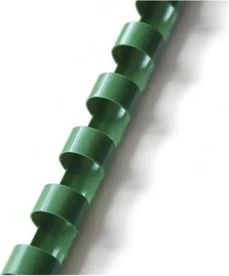 Obrázok produktu pre Plastové chrbty - 12,5 mm, zelené, 100 ks