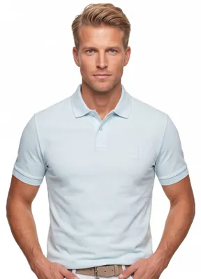Produktbild von Hugo Boss Orange Passenger Polo hellblau
