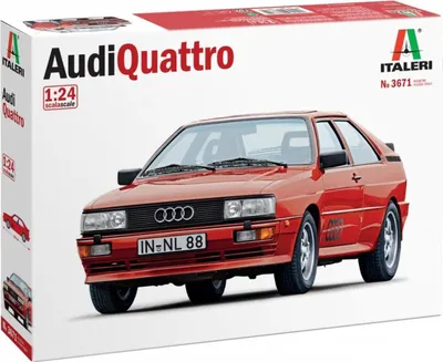 Produktbild von 1:24 Audi Quattro Modellbausatz – Klassiker Rallye-Coupé