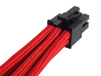 Produktbild von Silverstone 0.25m, 6pin/PCI-E 6pin, 0,25 m, PCI-E (6-pin), Männlich, Männlich, Gerade, Gerade