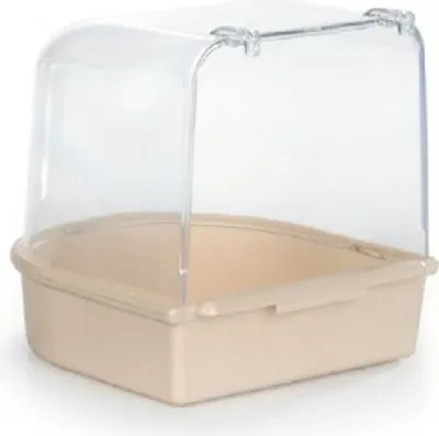 Produktbild von Beeztees Badehaus - Vogelbad - beige - 13x13x13 cm