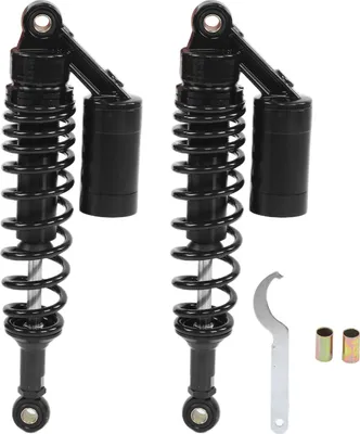 Obrázek produktu pro Pár 340 mm tlumičů zadního kola motocyklu univerzální pro ATV SUVBlack