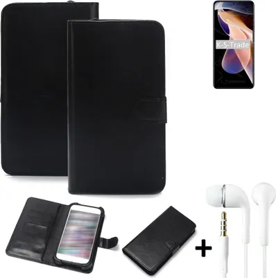 Produktbild von K-S-Trade Wallet Case Handyhülle kompatibel mit Xiaomi Redmi Note 11 Pro Schutzhülle Flip cover Flipstyle Tasche Hülle Flipcover Slim Bumper