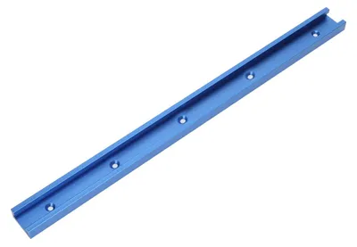 Produktbild von T-Schienenprofil 800 mm - Aluminium-T-Nut-Profil - Werkzeug für die Holzbearbeitung - Verschleißfest und langlebig - Geeignet für T-Schrauben - Schnellspannvorrichtung