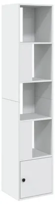 Image de Bibliothèque blanche 40x36x189 cm bois composite