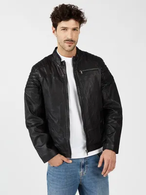 Produktbild von JCC Lederjacke 31020217Ecom Herren black XL