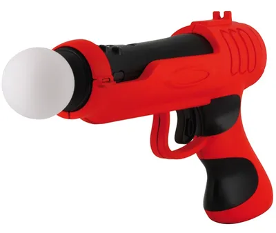 Zdjęcie produktu dla Bigben Interactive Move Alien Gun, PS3, Pistolet, Playstation 3, Bezprzewodowy, Czarny, Czerwony, 55 mm, 245 mm