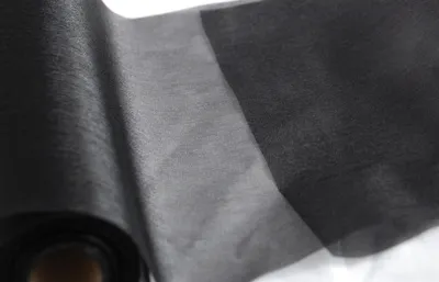 Produktbild von Organza schwarz 35 cm x 20 m Tischläufer Tisch Dekoration