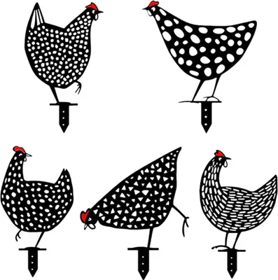 Produktbild von Huhn Deko Handarbeit Gartenstatuen,Für Outdoor-Garten Dekoration