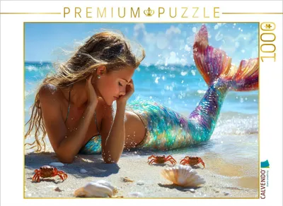 Produktbild von CALVENDO Puzzle Meerjungfrauen | 1000 Teile Lege-Größe 64x48cm Foto-Puzzle für glückliche Stunden