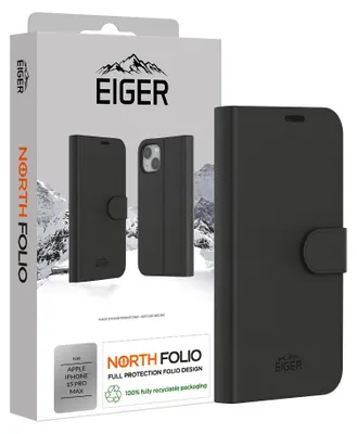 Produktbild von Eiger North Folio Case iPhone 15 Pro Max schwarz