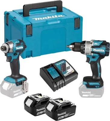 Produktbild von Makita DLX2527TJ Spezial Set Akku Schrauber Set DDF489Z und DTD173Z 18V Li-Ion Lxt
