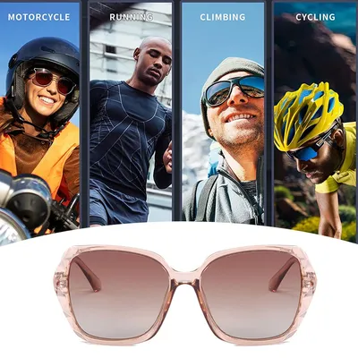 Produktbild von Große, polarisierte Vintage-Sonnenbrille für Damen in klassischen Farben, ideal für Outdoor-Aktivitäten.