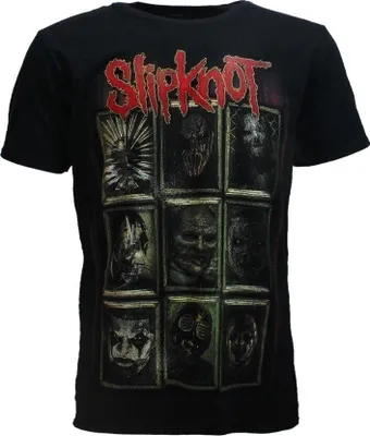 Produktbild von Slipknot New Masks (Back Print) Black M T-Shirt