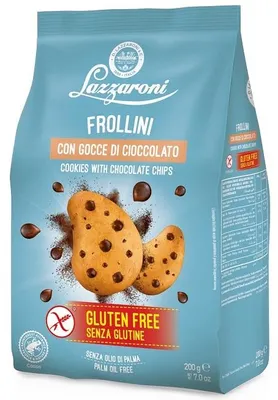 Obrázek produktu pro Lazzaroni bezlepkové sušenky s čokoládou 200 g