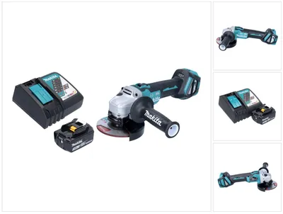 Produktbild von Makita DGA 513 RF1 Akku Winkelschleifer 18 V 125 mm Brushless + 1x Akku 3,0 Ah + Ladegerät