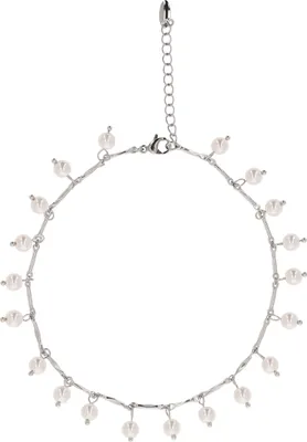 Image de Bracelet de cheville Joella pour femme - argent, taille unique