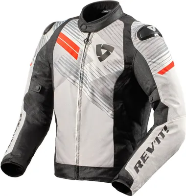 Zdjęcie produktu dla Tekstylna kurtka motocyklowa Revit Apex TL, biały/czarny/czerwony, S