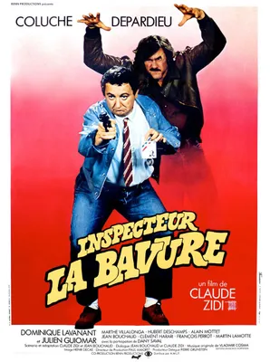 Zdjęcie produktu dla Inspektor La Bavure – 1980 – Depardieu – 120 x 160 cm – Oryginalny plakat filmowy