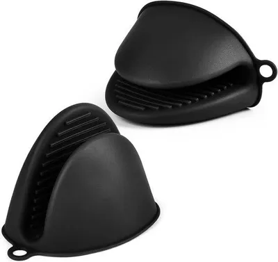 Immagine prodotto di Set di mini teglie in silicone - 2 pezzi | Resistente al calore fino a 260°C, antiscivolo e facile da pulire | Ideale per la cucina, la cottura al forno e la grigliatura