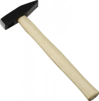 Image de Marteau de serrurier 200 g Marteau d'atelier Manche en bois Outil à main Manche en frêne