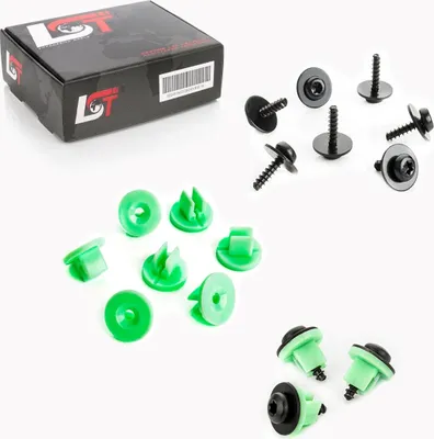 Produktbild von 10x Spreizmuttern Schrauben Unterboden für FORD FOCUS 1 2 3 FIESTA 4 5 MONDEO 3