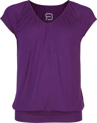 Produktbild von RED by EMP Damen lila T-Shirt mit V-Ausschnitt S