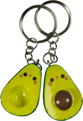 Produktbild von Avocado Schlüsselanhänger im 2er-Set für Pärchen