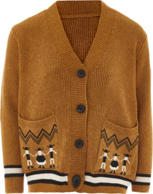Image de Cardigan IMMY pour femmes - orange, M