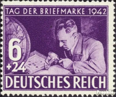 Produktbild von Briefmarken Deutsches Reich 1942 Mi 811 (kompl.Ausg.) postfrisch Tag der Briefmarke