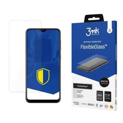 Obrázek produktu pro 3MK FlexibleGlass, Samsung, Galaxy A20e, Odolné proti poškrábání, Odolný proti rozbití, Průhledná, 1 kusů