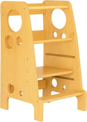 Produktbild von Babylike Montessori Lernturm für Kinder | Learning Tower ab 1 Jahr | Lernstuhl | Tritthocker
