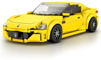 Immagine prodotto di Reobrix 823 Maserati GranTurismo 2024 - Modello da costruzione a incastro 384 pezzi - Giallo