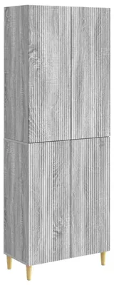 Productafbeelding van Kastenset 2 pcs 66 x 34,5 x 90 cm Bewerkt hout