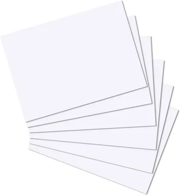 Produktbild von Weißer Karton, Format A5 – 230 Mikron – 80 Blatt – ideal zum Basteln