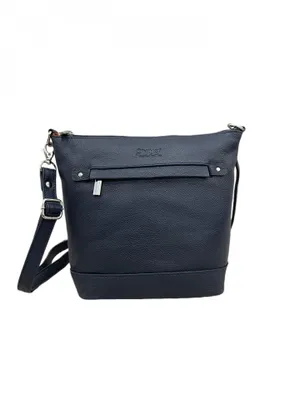Produktbild von C7022 Cinino Ledertasche Umhängetasche Dunkelblau