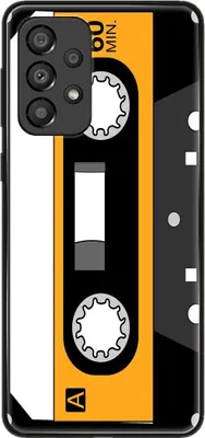 Produktbild von König Design Hülle kompatibel mit Samsung Galaxy A33 5G Kunststoff Soft Handyhülle - Handy Case Retro Kassette