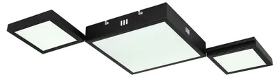 Produktbild von LED Deckenleuchte, CCT, Fernbedienung, schwarz, L 93 cm