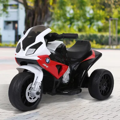 Zdjęcie produktu dla Motocykl elektryczny dla dzieci, plastik, czerwony