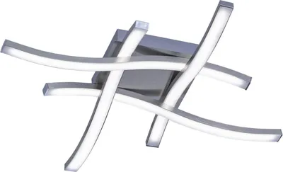 Zdjęcie produktu dla Lampa sufitowa LED ROUTE 5W 3000K 500lm metal srebrno-biała wym:7x46x46cm IP20 RL