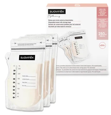 Image de Suavinex 25 sachets de conservation du lait maternel SXZBRF026666