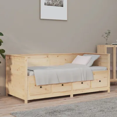Produktbild von The Living Store Tagesbett 90x190 cm Massivholz Kiefer