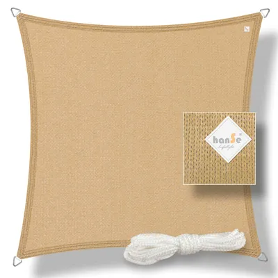 Produktbild von hanse Sonnensegel HDPE Quadrat 2x2m Sand