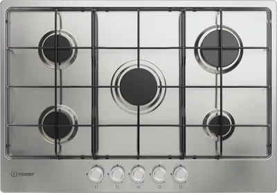 Obrázek produktu pro Indesit THP 752 IX/I 1, Nerezová ocel, Vestavěné, 75 cm, Plynový, Nerezová ocel, 5 zóna/zón