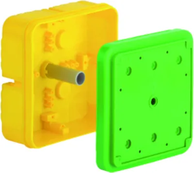 Obrázok produktu pre Rozvodná skrinka Kaiser 180 x 180 x 79 mm, rozmery 180 x 180 x 84 mm, 1 ks.