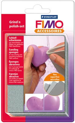 Immagine prodotto di STAEDTLER® 8700 08 Zubehör Fimo Schleifschwamm-Set