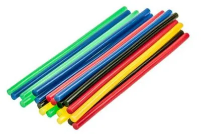 Produktbild von 20 x farbige Klebesticks Heißkleber Klebepatronen Ø 7,5mm x 200 mm lang farbig
