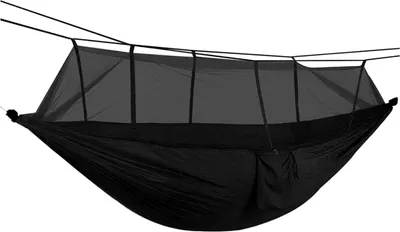 Obrázok produktu pre Sieť hojdacia s moskytierou čierna HA01 260x140cm