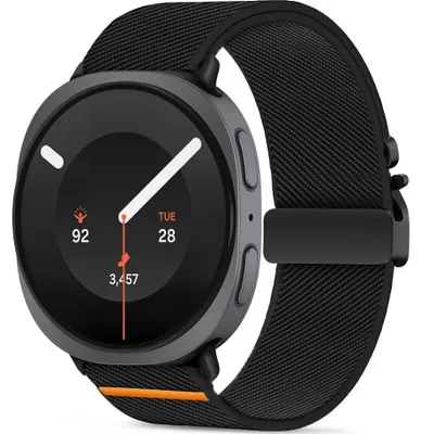 Obrázek produktu pro Poutko na hodinky Galaxy Watch 9 40 mm / 44 mm / 8 40 mm / 44 mm / 8 Classic 46 mm, značky Tech-Protect, nylonové zapínání, černá barva