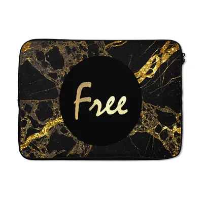 Produktbild von MuchoWow® Laptop Hülle 13 Zoll Zitate -  - Gold - Marmor Laptoptasche - Laptophülle - Sleeve - Rundumschutz